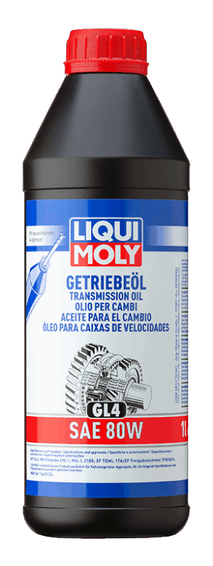 LIQUI MOLY – Huile de boîte de vitesses (GL4) SAE 80W – 1L – 1020