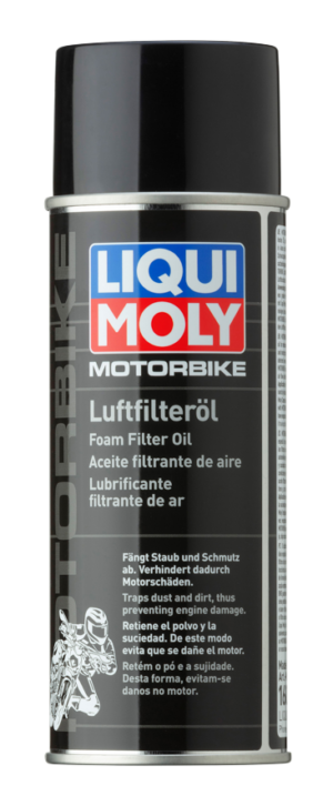 LIQUI MOLY Motorbike Huile (Graisse) pour filtre à air (Spray) – 400 mL – 1604