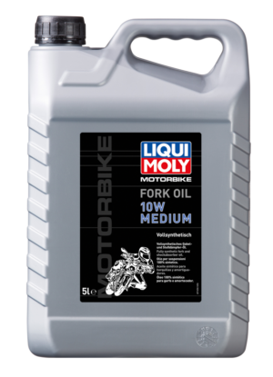 LIQUI MOLY Motorbike Huile de fourche 10W medium – 5L – 1606