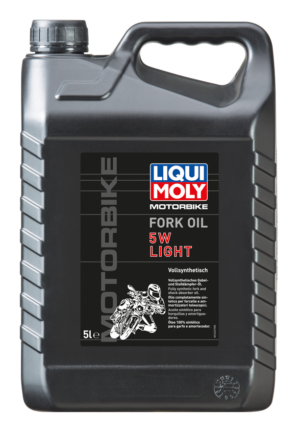 LIQUI MOLY Motorbike Huile de fourche 5W light – 5L – 1623