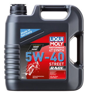 LIQUI MOLY Motorbike 4T Synth 5W40 Street Race – 4L – 1685