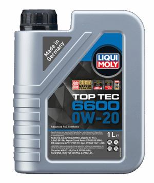 LIQUI MOLY Top Tec 6600 0W-20 – 1L – 21410