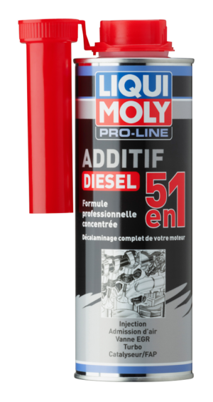 LIQUI MOLY Pro-Line Additif Diesel 5 en 1 – 500 mL – 21535