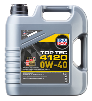 LIQUI MOLY – Huile moteur Top Tec 4120 0W-40 – 4L – 21847
