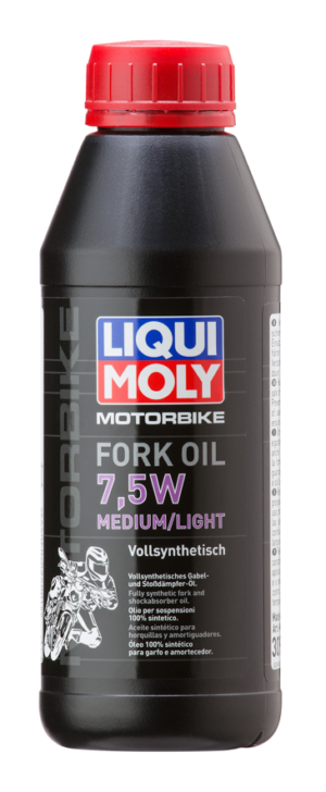 LIQUI MOLY Motorbike Huile de fourche 7,5W medium/light – 500 mL – 3099