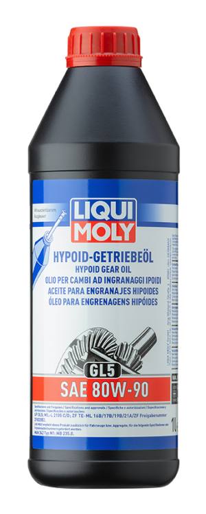 LIQUI MOLY Huile hypoïde (GL5) SAE 80W90 – 1L – 4406