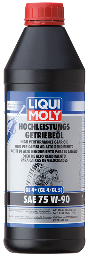 LIQUI MOLY Huile de boîte de vitesses haute perfor­mance SAE 75W-90 – 1L – 4434