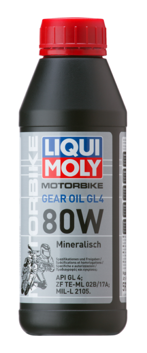 LIQUI MOLY Motorbike Huile de boîte GL4 80W – 500 mL – 5928