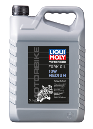 LIQUI MOLY Motorbike Huile de fourche 10W medium – 5L – 5953