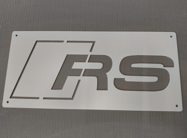 Plaque Décorative Audi RS Aluminium